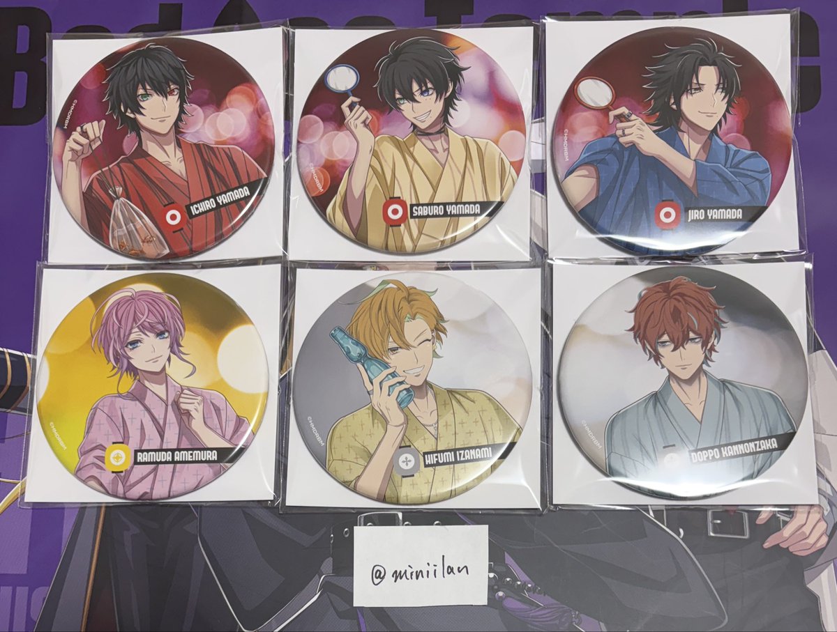 交換 譲渡】 ヒプノシスマイク ヒプマイ 缶バッジ 8th Anniversary