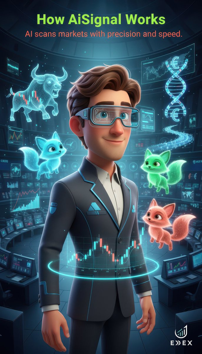 exdexglobal's tweet image. Ever wondered how AiSignal finds opportunities so fast? 🤖⚡
It continuously scans charts, indicators, volume flow, and news —
then sends you only high-probability entries with TP &amp;amp; SL included.

#AITradingBot #AiSignal #ExDexGlobal #DataDrivenTrading #TradeWithLogic #CryptoTools