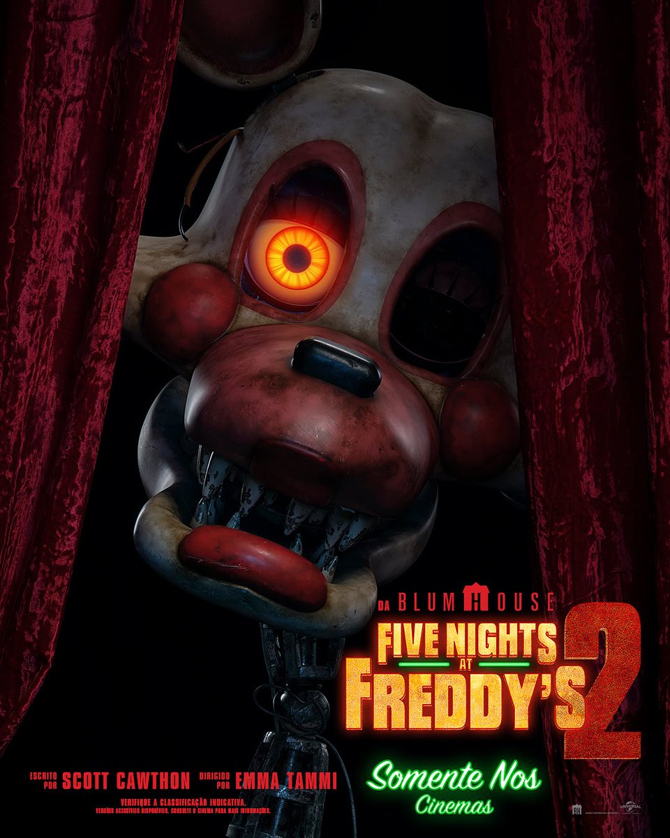 teasertrailer's tweet image. Five Nights At Freddy’s 2 - new character posters: teaser-trailer.com/movie/five-nig…

#FiveNightsAtFreddys2 #fnaf2movie #fnaf2