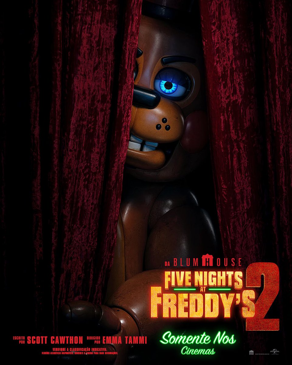 teasertrailer's tweet image. Five Nights At Freddy’s 2 - new character posters: teaser-trailer.com/movie/five-nig…

#FiveNightsAtFreddys2 #fnaf2movie #fnaf2
