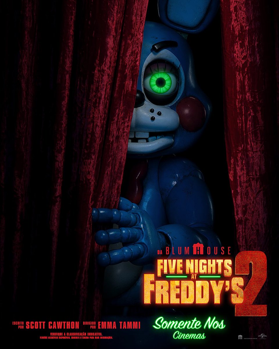 teasertrailer's tweet image. Five Nights At Freddy’s 2 - new character posters: teaser-trailer.com/movie/five-nig…

#FiveNightsAtFreddys2 #fnaf2movie #fnaf2