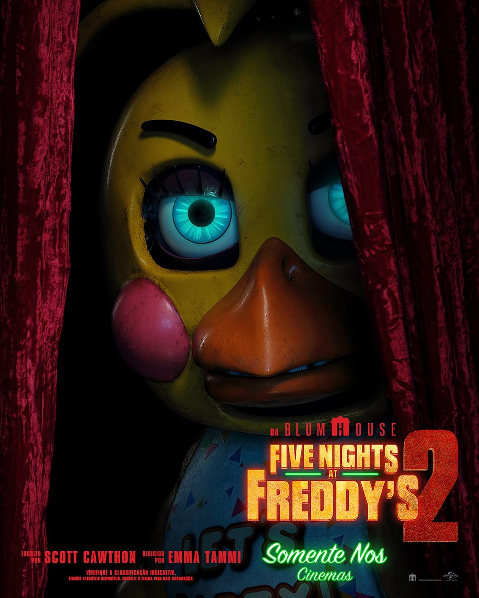 teasertrailer's tweet image. Five Nights At Freddy’s 2 - new character posters: teaser-trailer.com/movie/five-nig…

#FiveNightsAtFreddys2 #fnaf2movie #fnaf2