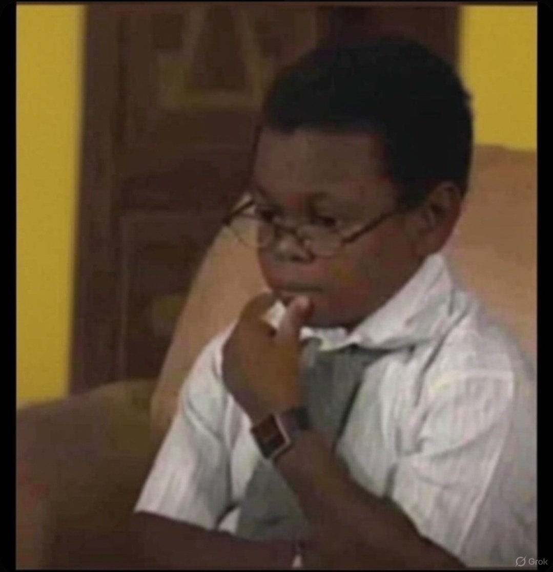 Another day to look at your shitty self and choose not to quite
Because a whole lot of ppl are dependent on your success 
And few others will be inspired by it. 
So you have to step up and grind 😎😎 

🚨 This is not a motivation 🚨
GM ☀️