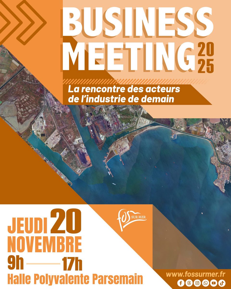 💡J-2 pour le Business Meeting 2025💡
Retrouvons-nous pour connecter les entreprises du territoire et notre jeunesse à l’industrie de demain.
#fossurmer #BM25 #industriededemain