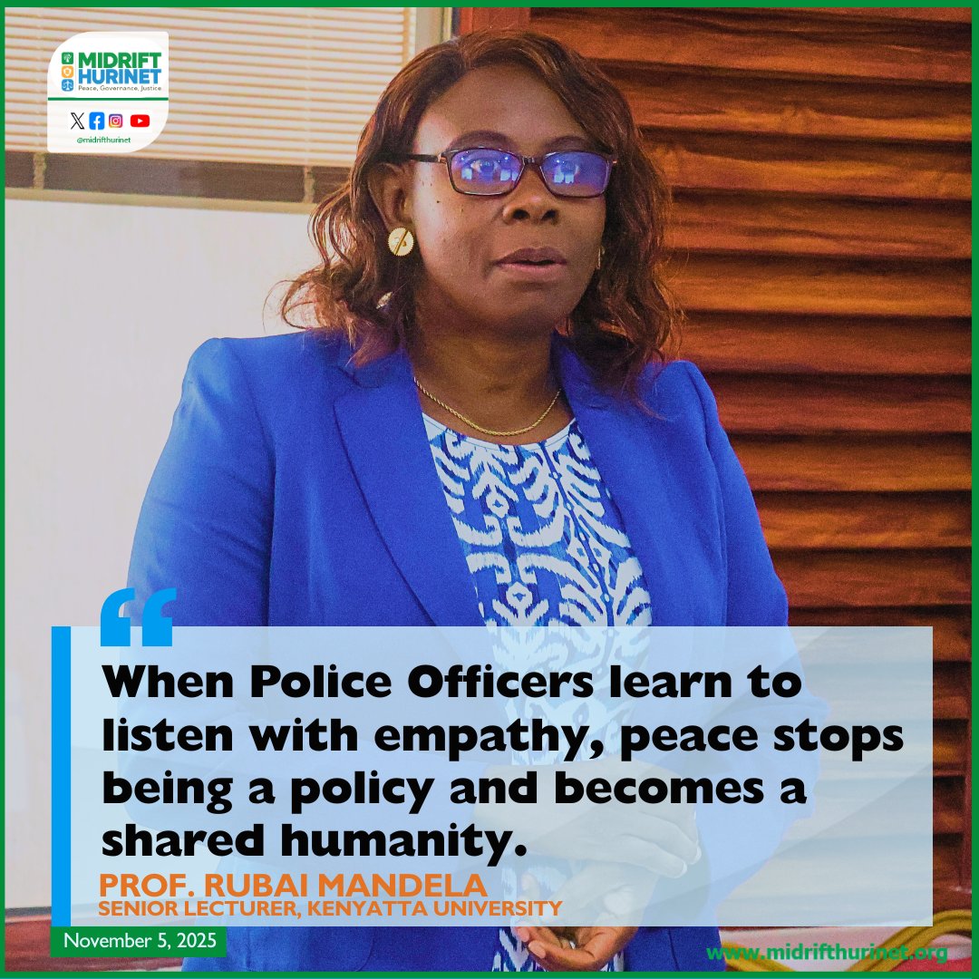 Midrifthurinet's tweet image. The presence of trust does not measure proper security.

#PeopleCenteredPolicing calls for a shift from authority-driven to empathy-driven service, where police officers see beyond uniforms and citizens see beyond stereotypes. 

It is about listening before enforcing,…