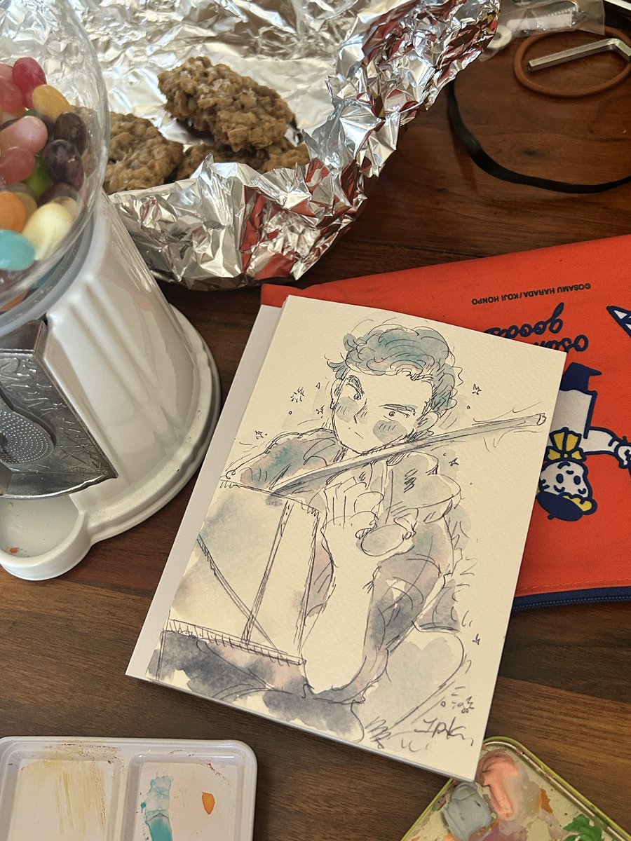 ロサンゼルスで描いたスケッチ。
私のカフェスケッチのスタイルアニメーションのワンシーンみたいでとても好きです。最後のパトリックさんの絵はOTGWのファンミの時の写真撮らせてもらった時に描いた絵です。