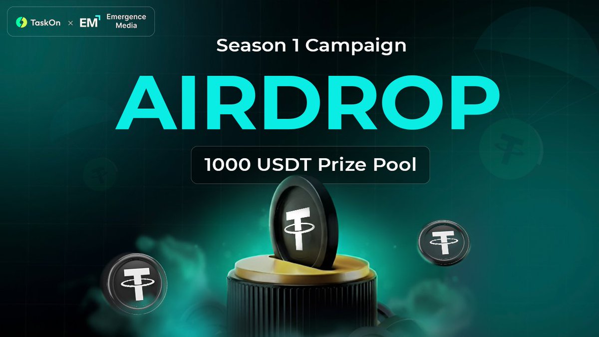 _EMAgency's tweet image. @_EMAgency × @taskonxyz is officially LIVE! 🚀

Dive in, complete easy tasks, and stand a chance to earn up to $1000 USDT. Plus, enjoy access to exclusive airdrops and more earning opportunities on the way.

Start now: taskon.xyz/EmergenceMedia

Follow us as something big is on the…