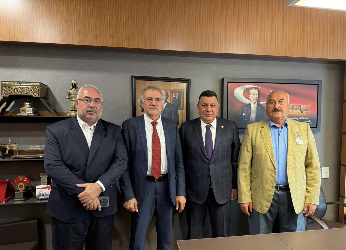 Gazi Mecliste ziyaretimize gelen Sayın İbrahim Halil Akcan, Sayın Mahmut Akcan ve Sayın Abdülkadir Aytemiz’e teşekkür ederim.
