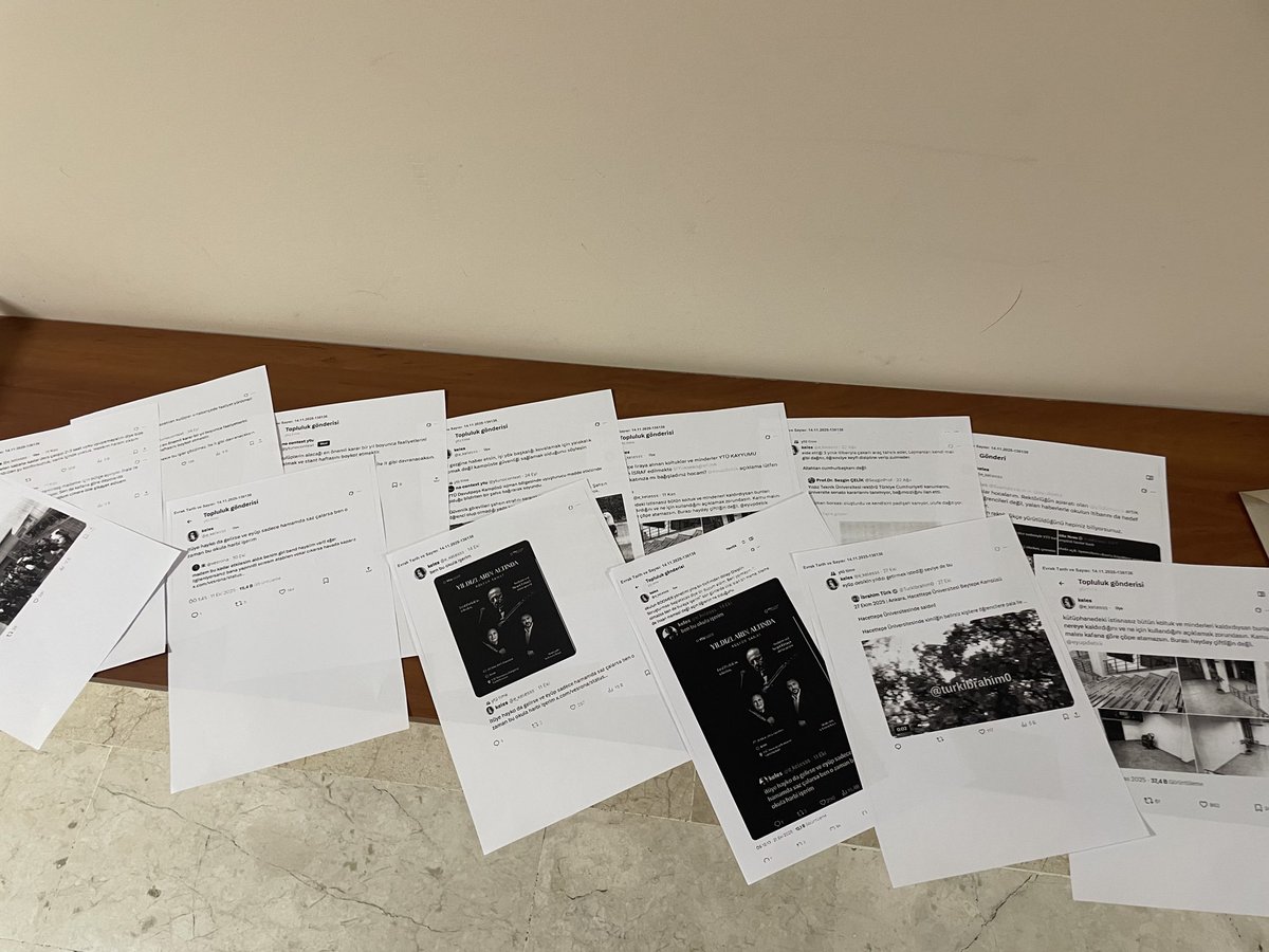 100.000 etkileşim alan kütüphane paylaşımım sonrası rektörlük hakkımda soruşturma başlatmış. Demek ki doğru noktaya parmak basmışız. Koltuklar nerede?
son bir ayda attığım tüm tivitlerimi de delil olarak sunmuşlar, hatta benim olmayan tivitleri bile.
Twitter fanlarıma sevgiler.