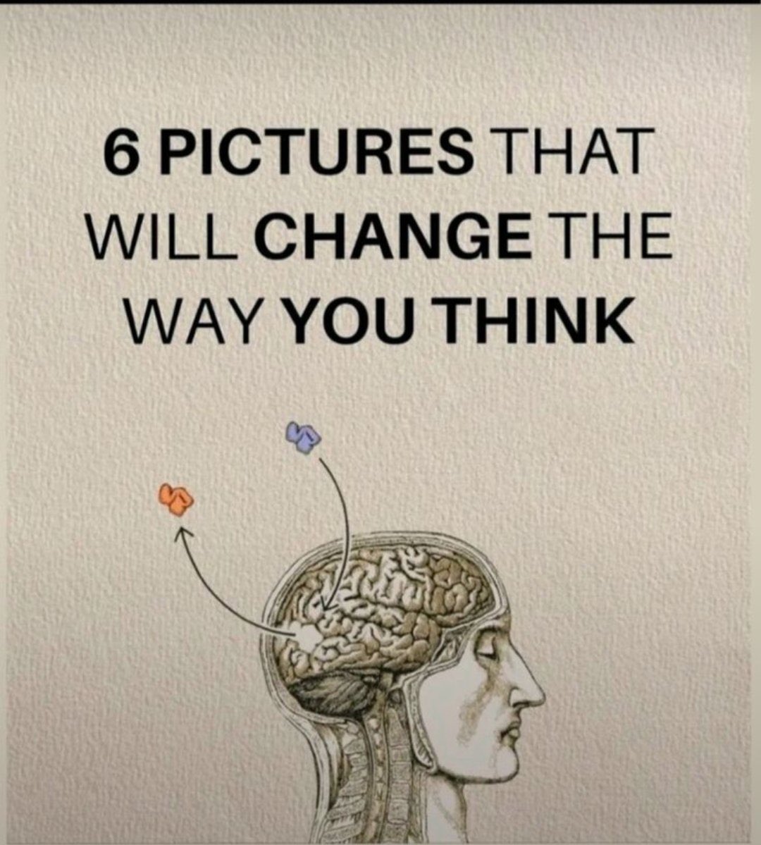 6 Pictures That Will Change The Way You Think..

//Thread//
