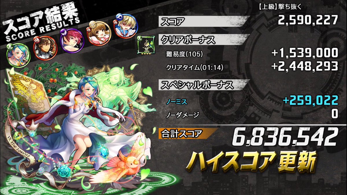 #消滅都市２から９年経っちまったなランキング
9年前からキリカがいたことにびっくり
Σ( ˙꒳​˙  )