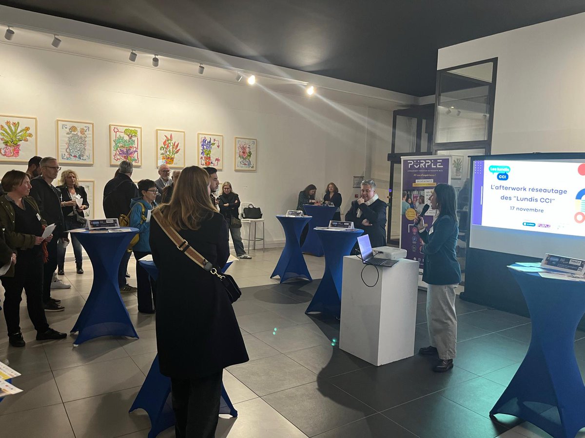 ADeljarry's tweet image. Hier soir, plus de 50 chefs d’entreprise du bassin de Thau se sont donnés RDV à la galerie Le Réservoir Sète pour cet afterwork des Lundis CCI format réseautage. Une occasion d&apos;échanger entre dirigeants, de créer du lien et des opportunités d&apos;affaires sur le territoire. Nous vous…