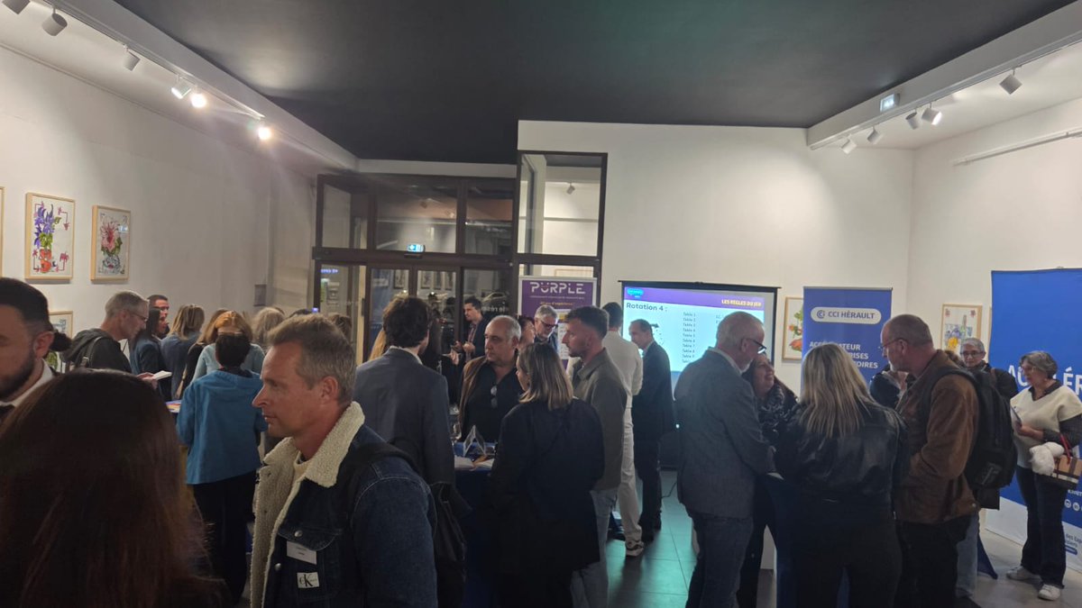 ADeljarry's tweet image. Hier soir, plus de 50 chefs d’entreprise du bassin de Thau se sont donnés RDV à la galerie Le Réservoir Sète pour cet afterwork des Lundis CCI format réseautage. Une occasion d&apos;échanger entre dirigeants, de créer du lien et des opportunités d&apos;affaires sur le territoire. Nous vous…