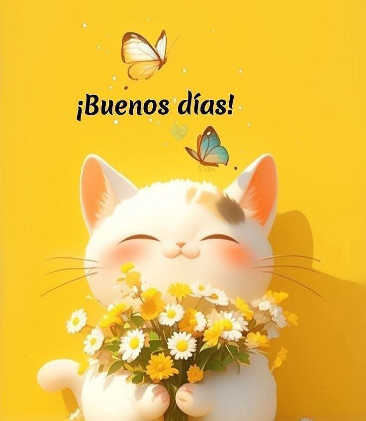 ¡Buenos días!  
Que tu alma se despierte al sol: fresca, alegre y llena de color. 🌼