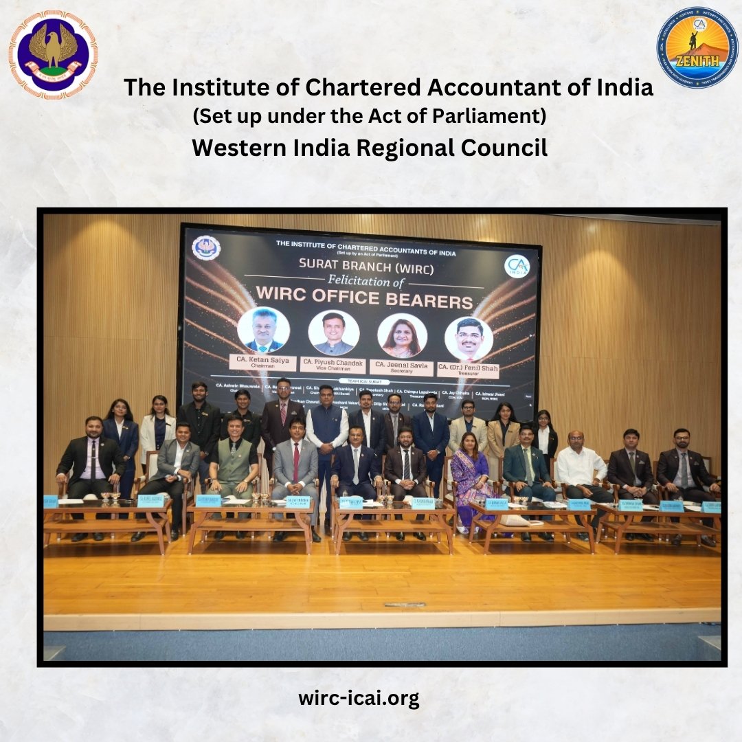 wirc_icai's tweet image. Glimpses from WIRC Team’s Visit to Surat ✨

A day filled with learning, engagement and meaningful connections:

#WIRCEvents #CommunityConnect #InspireToGrow #CAJourney #ProfessionalExcellence