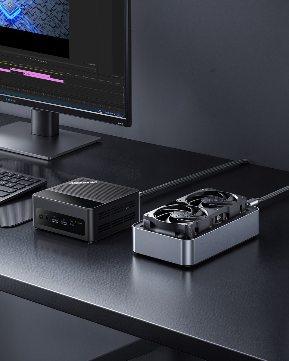 Acemagic_'s tweet image. More ports. More screens. More room to think.
Acemagic F5A AI9 HX370 keeps your dock + displays running smoothly. ⚡🖥️
💬 What’s your must-have desk accessory?

#Acemagic #MiniPC #DeskSetup #tech