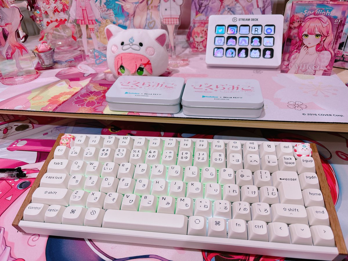🌸Sakura Miko × Della Key Artisan Keycap – Live Stream & Sales