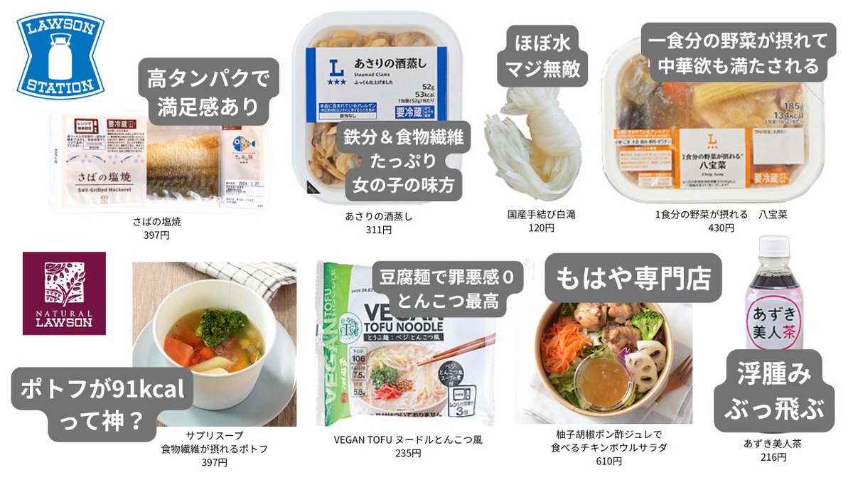 kyurupon_'s tweet photo. 美味しく痩せたいダイエッターへ。 
コンビニで買える激うまダイエット向きご飯まとめ❣️これ食べて最近4キロ痩せました😽 https://t.co/UdwtXkLBoD