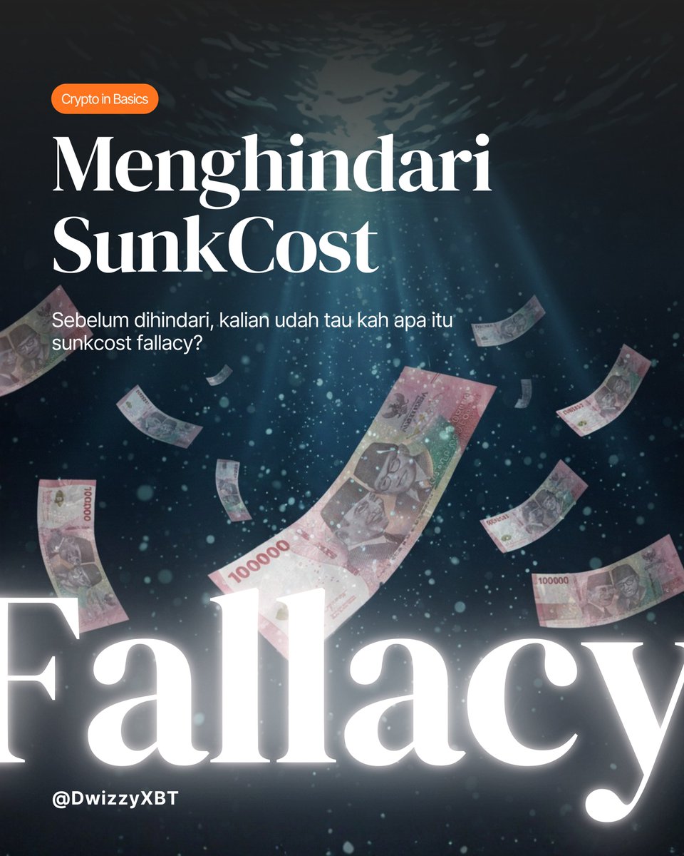 dwizzyXBT's tweet image. Disaat market cenderung merah kayak gini, penting untuk belajar manajemen keuangan yang baik. salah satunya adalah belajar tentang sunkcost. simak penjelasan lebih lanjut tentang sunkcost di threads ini.

#sunkcost #crypto #Bitcoin