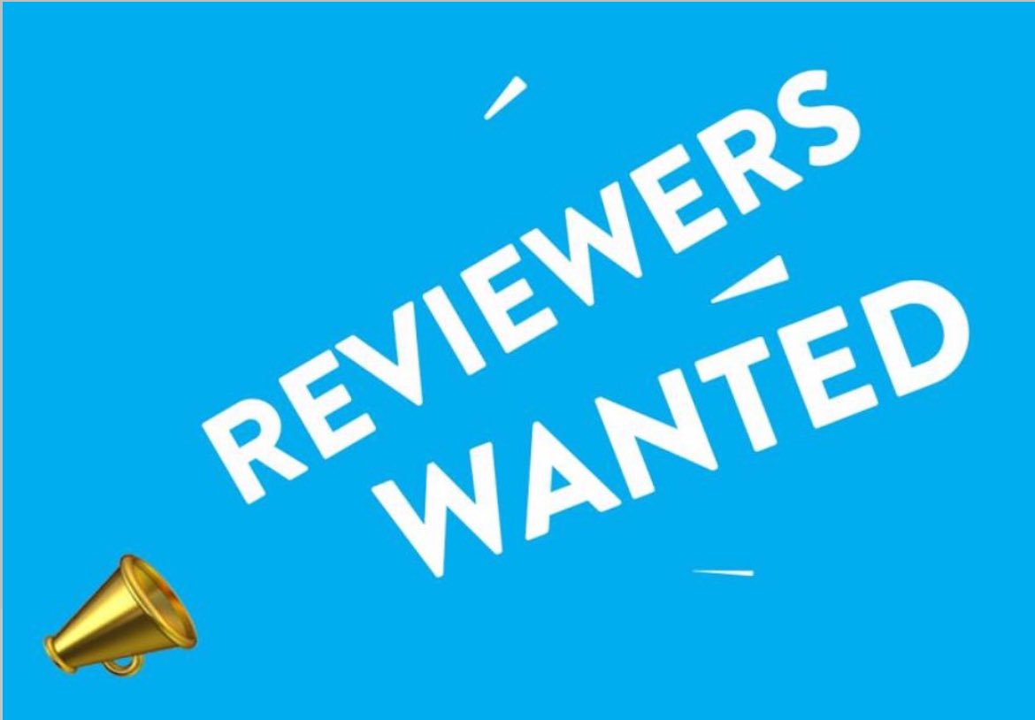 Please note, reviewers must be over 18 years of age.

For any questions or further information please contact Ruth at the link on our bio.