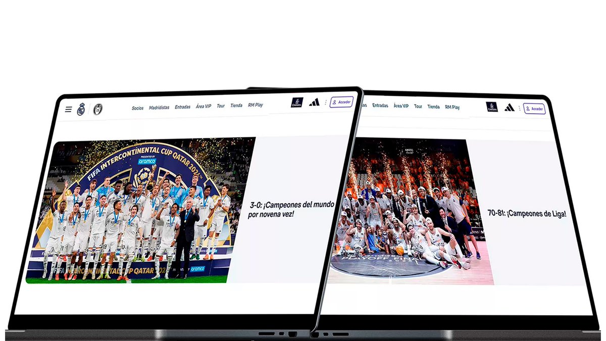 🚨💻 Real Madrid's official website is the MOST visited football website for the 9th year in a row. 🔥