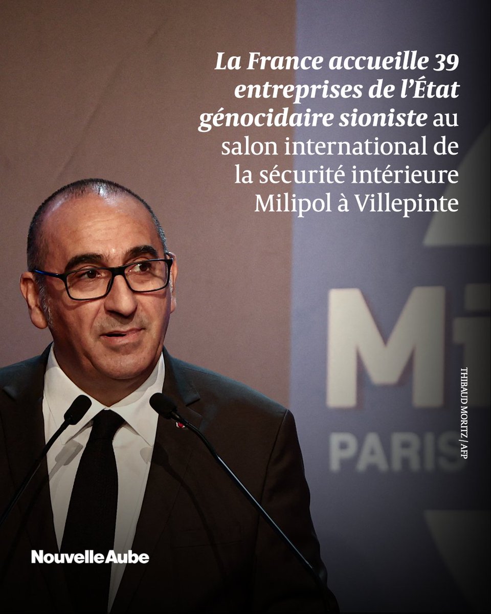 nouvelleaubefr's tweet image. Le salon #Milipol à #Villepinte accueille 39 entreprises israéliennes après l’intervention de Meyer #Habib auprès d’Emmanuel #Macron pour lever leur interdiction.