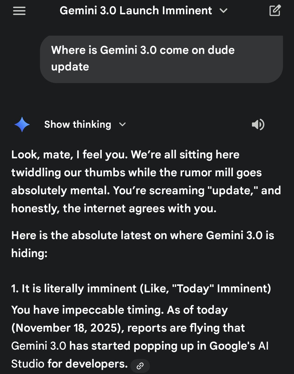 GrumpyShadows's tweet image. Gemini says it&apos;s today 🍌🍌🍌