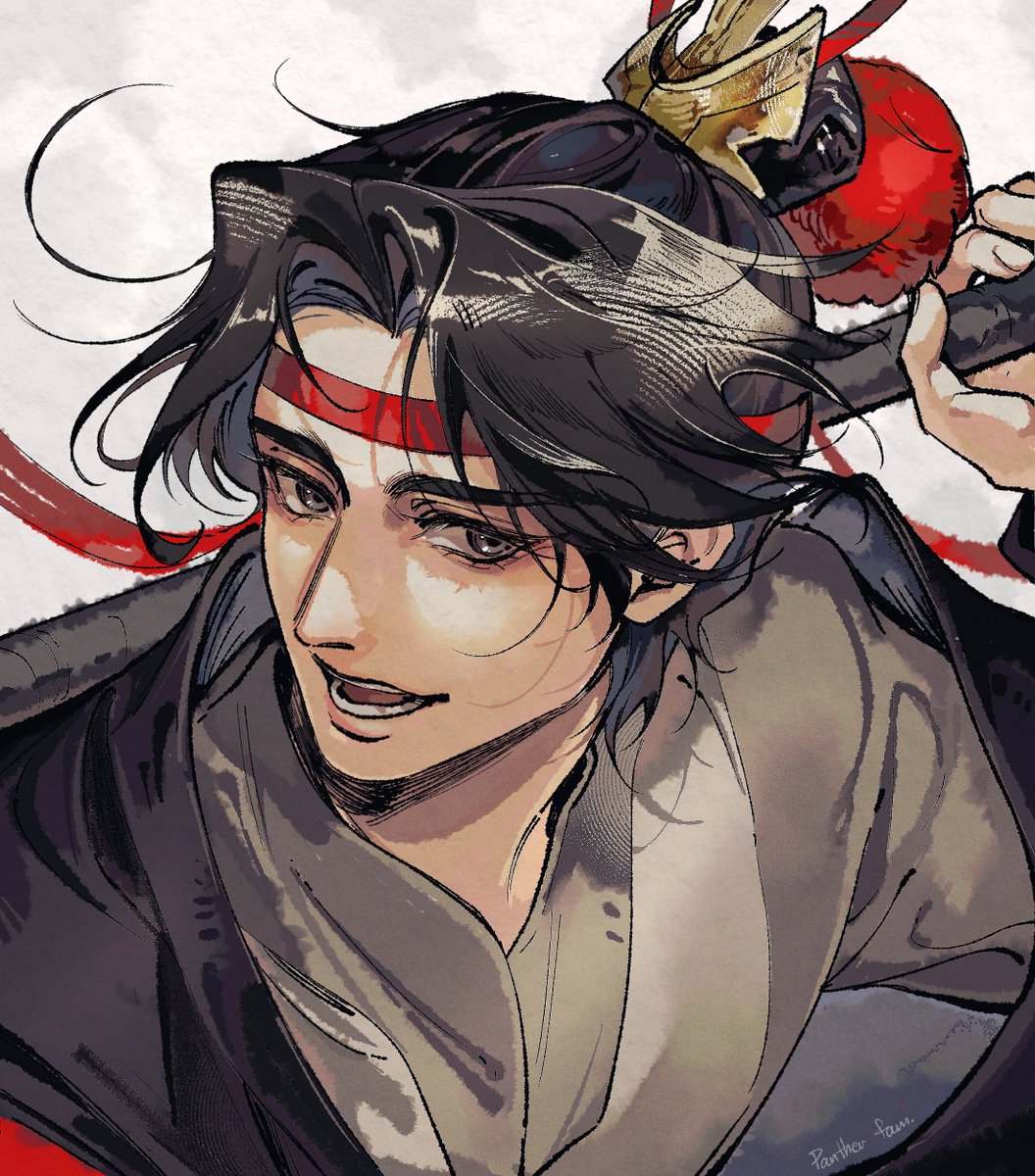 Panthier_fam's tweet image. ฟังเพลงมาล้านรอบแล้วเพิ่งจะวาด✨
#忘川风华录