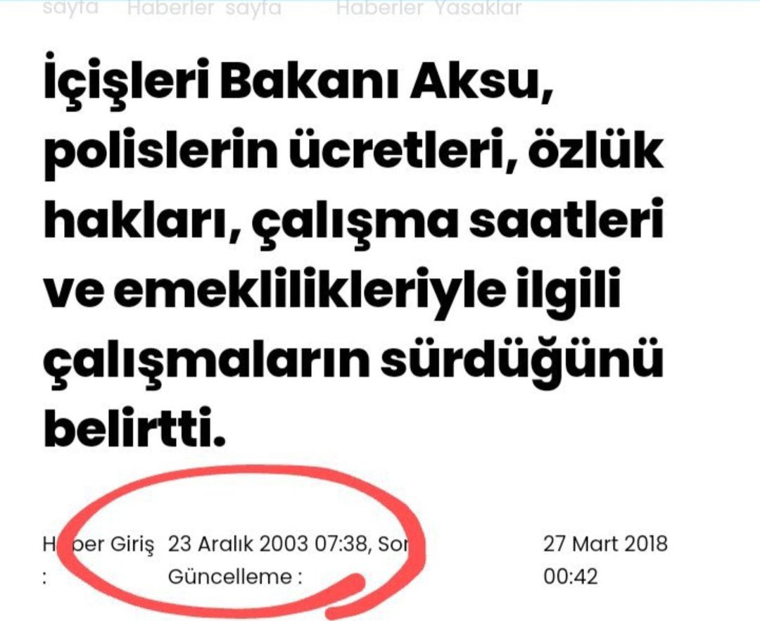 23 ARALIK 2003⚠️
#polis
Şerbet vermeyi bırakın icraate GEÇİN!