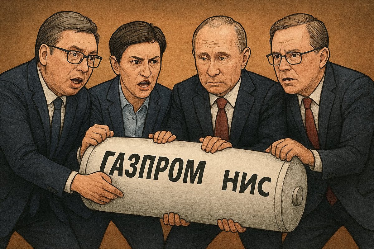 PolitickiDosije's tweet photo. „Увек нешто чекамо.“
Док се власт нећка и држи земљу у магли, делује као да се иза сцене отимају око НИС-а. СНС се коцка, зима на прагу, а народ опет плаћа туђе игре.
Ово није криза НИС-а, већ криза владања.

https://t.co/pfOEw0OePr https://t.co/qXEcXL7wbH