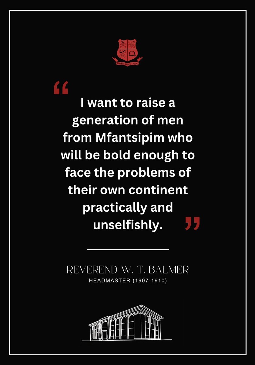 mobafraternity's tweet image. MFANTSIPIM MANDATE 🔴⚫️

From Reverend Balmer’s vision sprang a legacy — a brotherhood of bold, selfless men forged at Mfantsipim to rise, lead, and confront Africa’s challenges with courage and clarity.

KWABOTWE…Dwen Hwe Kan 

#MfantsipimSchool 
#MOBAFraternity