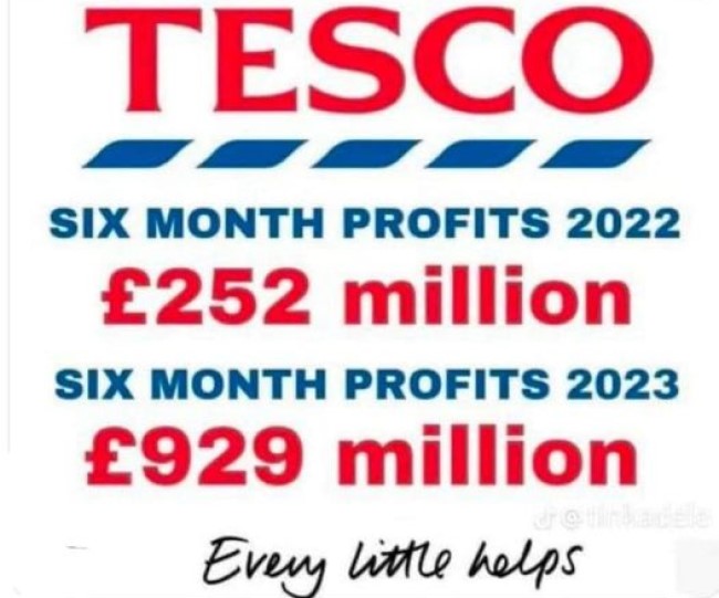 I see Tesco will enjoy Christmas 😢
