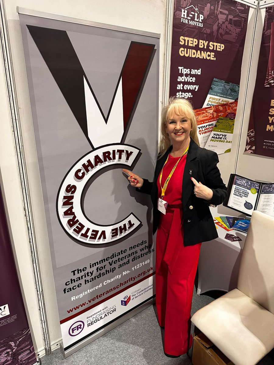VETERANSCHARITY's tweet image. @HelpForMovers championing The Veterans Charity at The Movers &amp;amp; Storers Show!

Thank you, Lisa 🙏