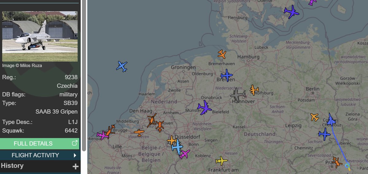 MartinMyslivec's tweet image. Gripen letí na výlet