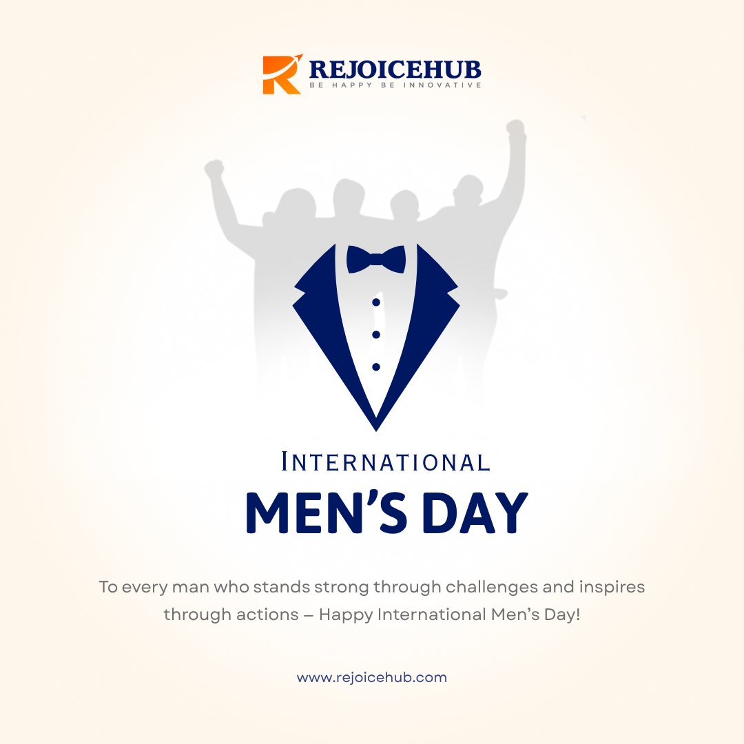 Rejoicehub's tweet image. International men's day

To the men who lead with courage, care with heart, and inspire through actions,  your presence makes the world stronger. 💙🌍

#rejoicehubllp #InternationalMensDay2025 #MensDay #CelebrateMen #InspireMen #RespectMen #StrengthAndCompassion #EmpowerMen