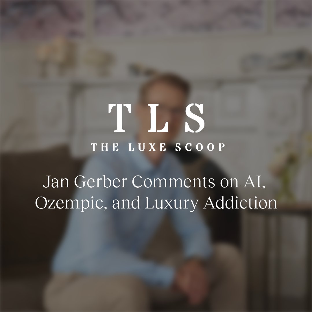 “These injections may dull hunger, but they also mute emotional awareness, leaving people unmoored…”  In 

The Luxe Scoop, <a href="/jan_a_gerber/">Jan Gerber</a>, CEO of Paracelsus Recovery, shares a perspective on Ozempic, AI, and the silent burdens behind modern luxury. 

theluxescoop.com/a-chat-with-ja…