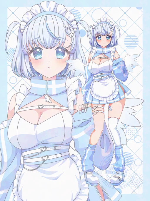 めちゃくちゃ可愛いねえ𐐃 ·̫ 𐐃? 可愛い子たちいっぱい描きたい 配信活動、TRPG、オリキャラデザインさせてくださいご依頼お待ちしてます