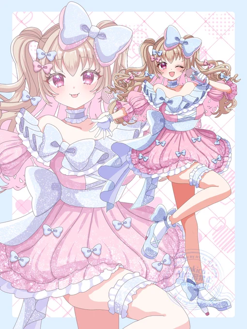 めちゃくちゃ可愛いねえ𐐃 ·̫ 𐐃? 可愛い子たちいっぱい描きたい 配信活動、TRPG、オリキャラデザインさせてくださいご依頼お待ちしてます