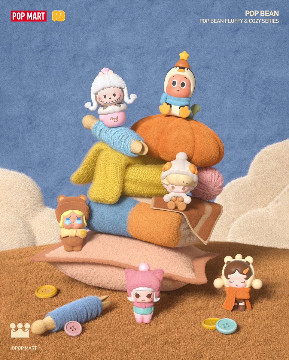 POPMARTGlobal's tweet image. Fuzzy little visitors are on the way…

#POPMART #POPBEAN #fuzzy #fluffy #characters #comingsoon #staytuned