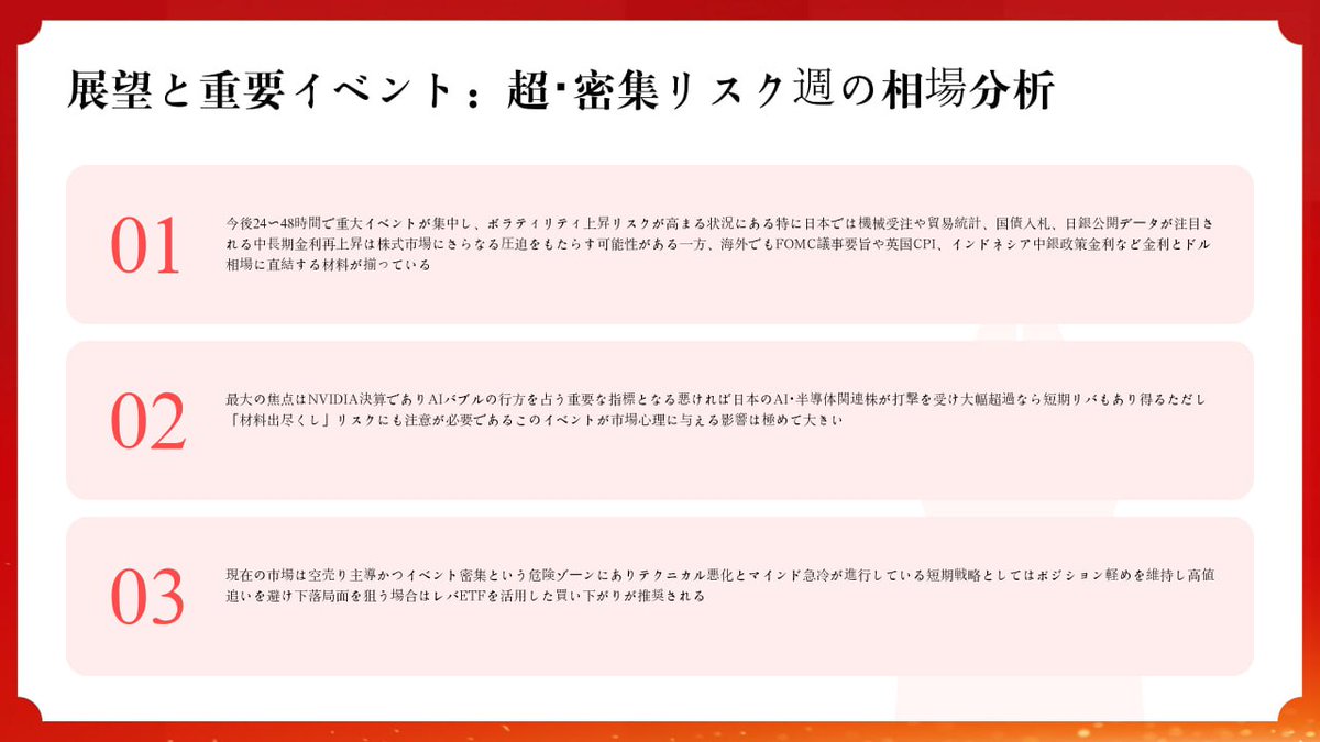 ayako_osaka2000's tweet photo. 日本株は3日続けて下落中…。
あなたの資産はこのまま��えられますか？
今後の展開を知りたい方は、【11118】とコメントして“今週の戦略”を無料で受け取ってください https://t.co/xHizr6JQ5y