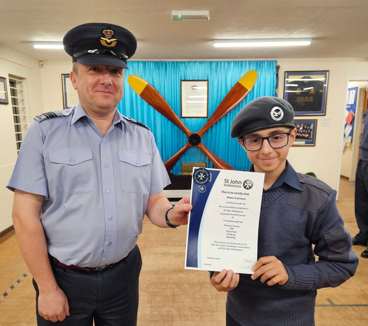 115SQNATC's tweet image. Presentation last night of @aircadets First Class badges to our latest bunch of recruits plus @stjohnambulance badges #WhatWeDo @BedsCambsWing @CERegionRAFAC
