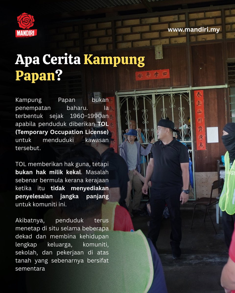 Selepas rumah mereka dirobohkan ada yang menumpang rumah orang lain, ada juga yang bergelimpangan tidur di atas jalan. Dimanakah slogan "polis dan rakyat berpisah tiada" sedangkan pihak berkuasa yang menjadi suruhan pemaju. Dimanakah janji kerajaan Selangor! <a href="/AmirudinShari/">Amirudin Shari</a>