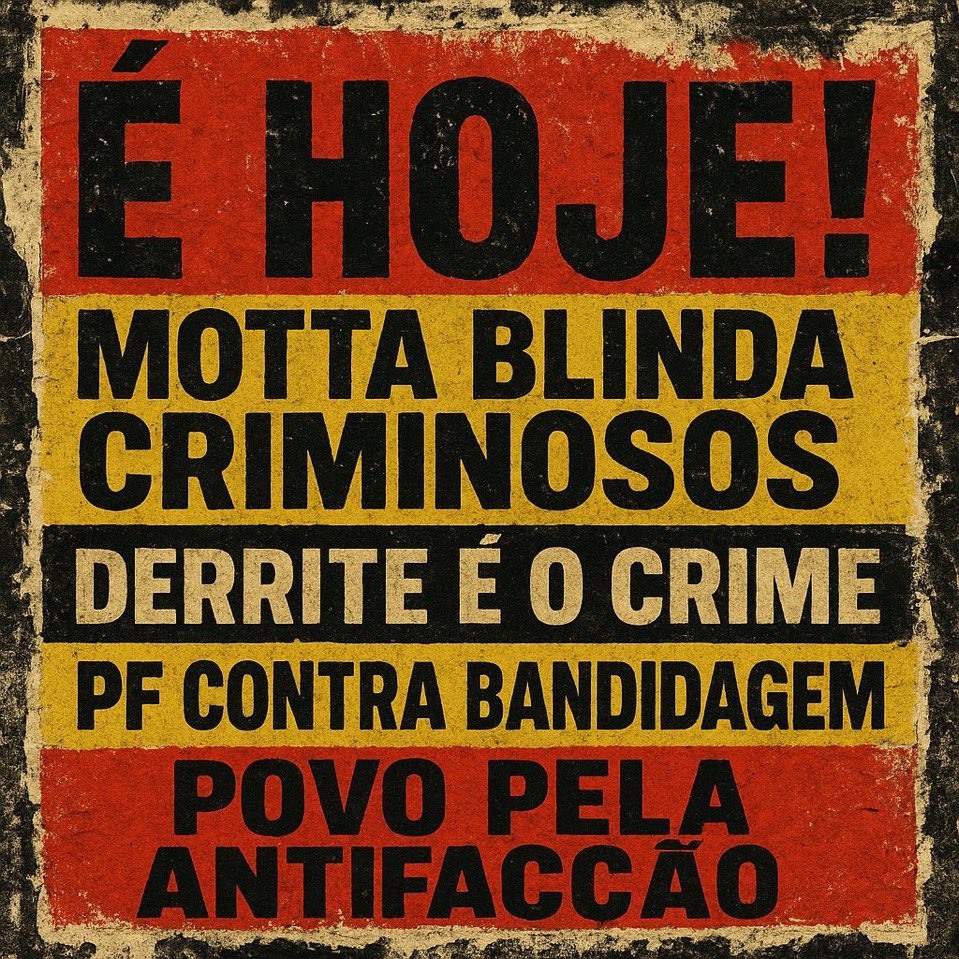 jonasdiandrade's tweet image. É HOJE! 
Hugo Motta, manteve na pauta de hoje e vai acontecer a votação do projeto de lei contra o crime organizado, o chamado PL ANTIFACÇÃO. O problema é a versão apresentada pelo relator Guilherme Derrite. Por isso precisamos seguir pressionando. 

MOTTA BLINDA CRIMINOSOS…