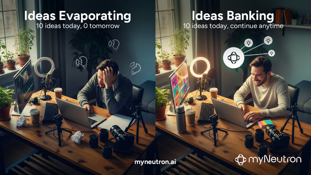 myNeutron_ai's tweet image. You have content ideas every day. Most gone by time you create.

You&apos;re not supposed to remember them all - @myNeutron_ai does, so you can continue right from where you left off.

Content creator life:

You are going through your feed. Content idea. You are surfing the internet.…