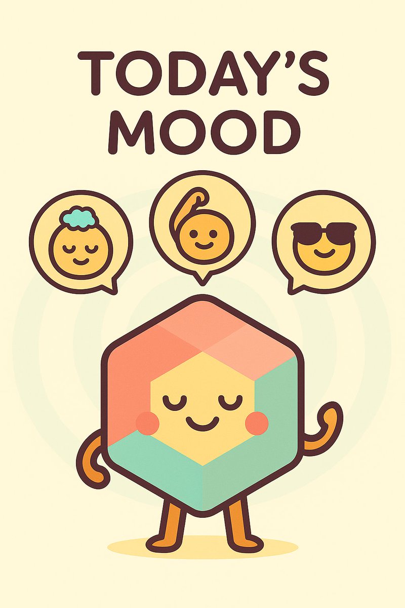 HexaGemmy's tweet image. 💬 How’s your Hexa mood today? 
A. Calm strategist 🧠 
B. Focused builder 💪 
C. Casual player 😎  

Comment A / B / C 👇 
🎮 Play your way → t.me/hexagem_bot 

#HexaGem #Community #MiniApp #PuzzleGame
