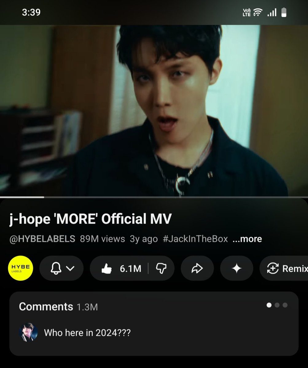 kookedbyjin's tweet image. STREAM &apos;More&apos; on YouTube

-Take a screenshot at the start and end, and tag 3 moots to pass it on 

@ARMYGodmotherr @lizziewithbts @bangtan_drama you see this, continue the chain💜