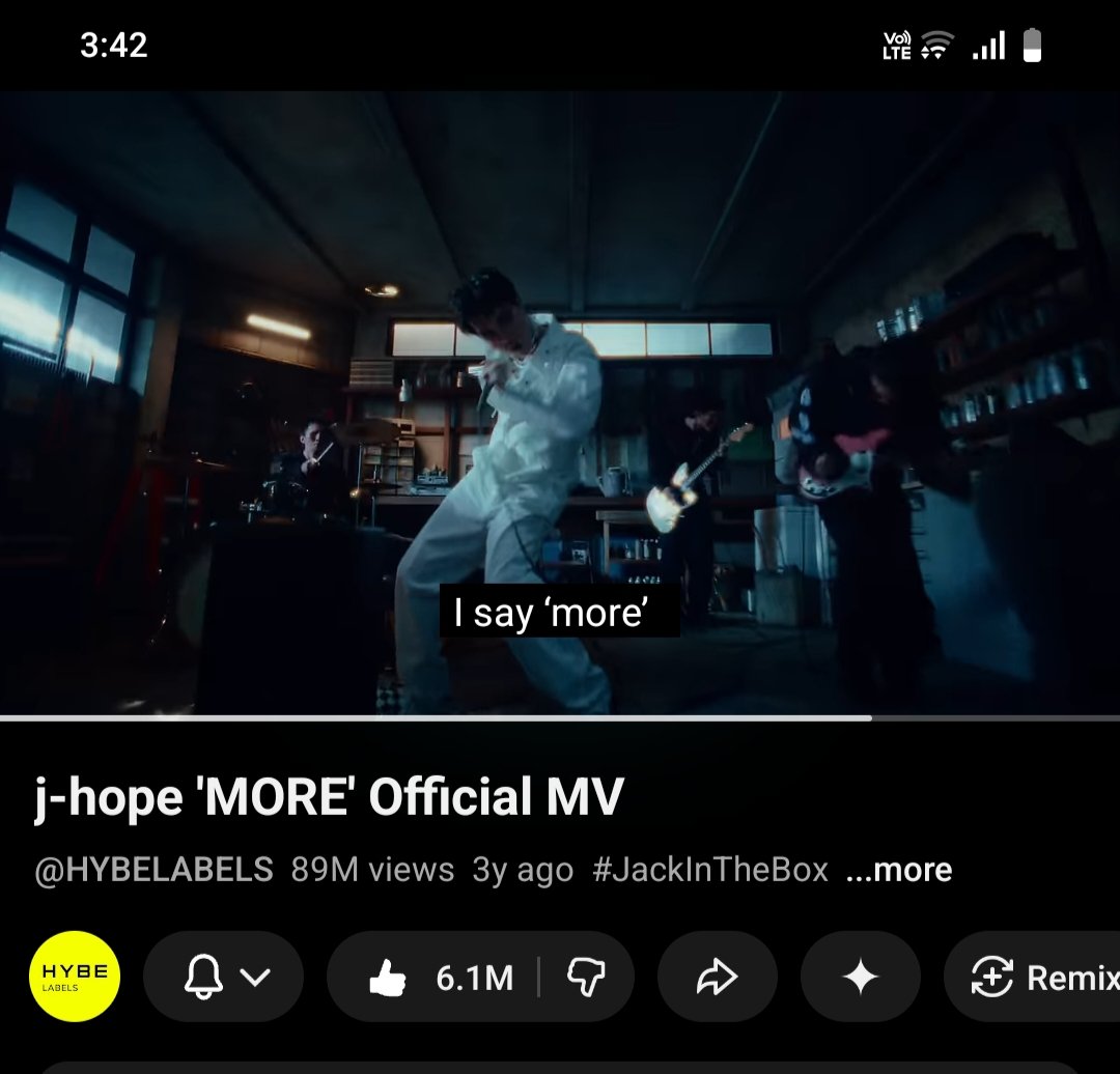 kookedbyjin's tweet image. STREAM &apos;More&apos; on YouTube

-Take a screenshot at the start and end, and tag 3 moots to pass it on 

@ARMYGodmotherr @lizziewithbts @bangtan_drama you see this, continue the chain💜