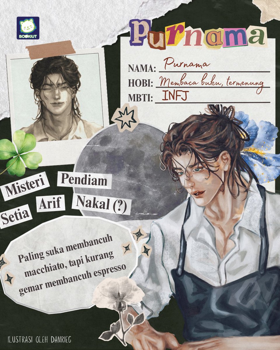 Kenali Purnama, barista misteri di Kafe Purnama Bayu.

Dapatkan novel Selamanya, Kafe Purnama Bayu sekarang di shop.pts.com.my atau nantikan kemunculannya di Pesta Buku Antarabangsa Selangor.