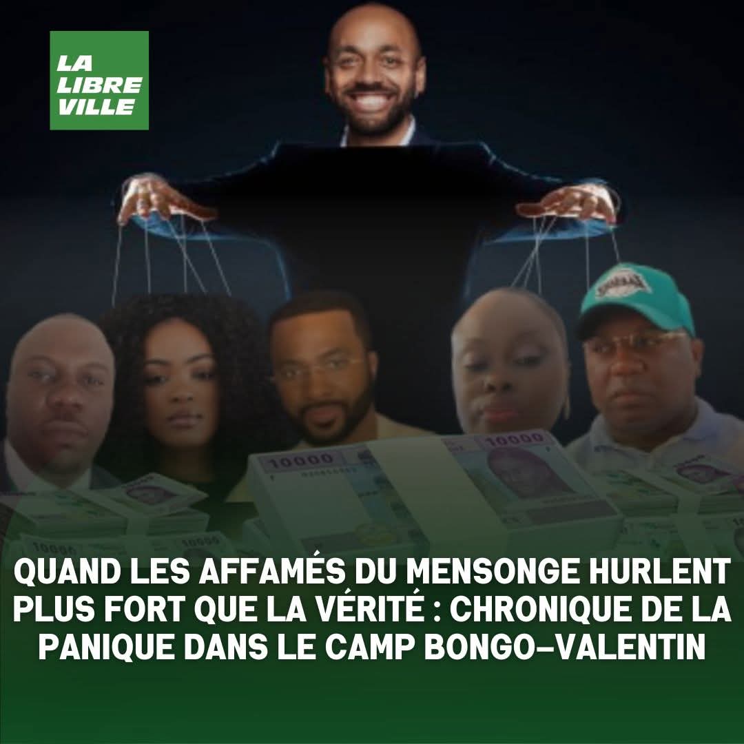 Quand les affamés du mensonge hurlent plus fort que la vérité : chronique de la panique dans le camp Bongo–Valentin

Il fallait les voir aujourd’hui : Princesse de Souba, Jonas Moulenda, Thibault Adjatys, Rekoula et toute la tribu des activistes de la faim