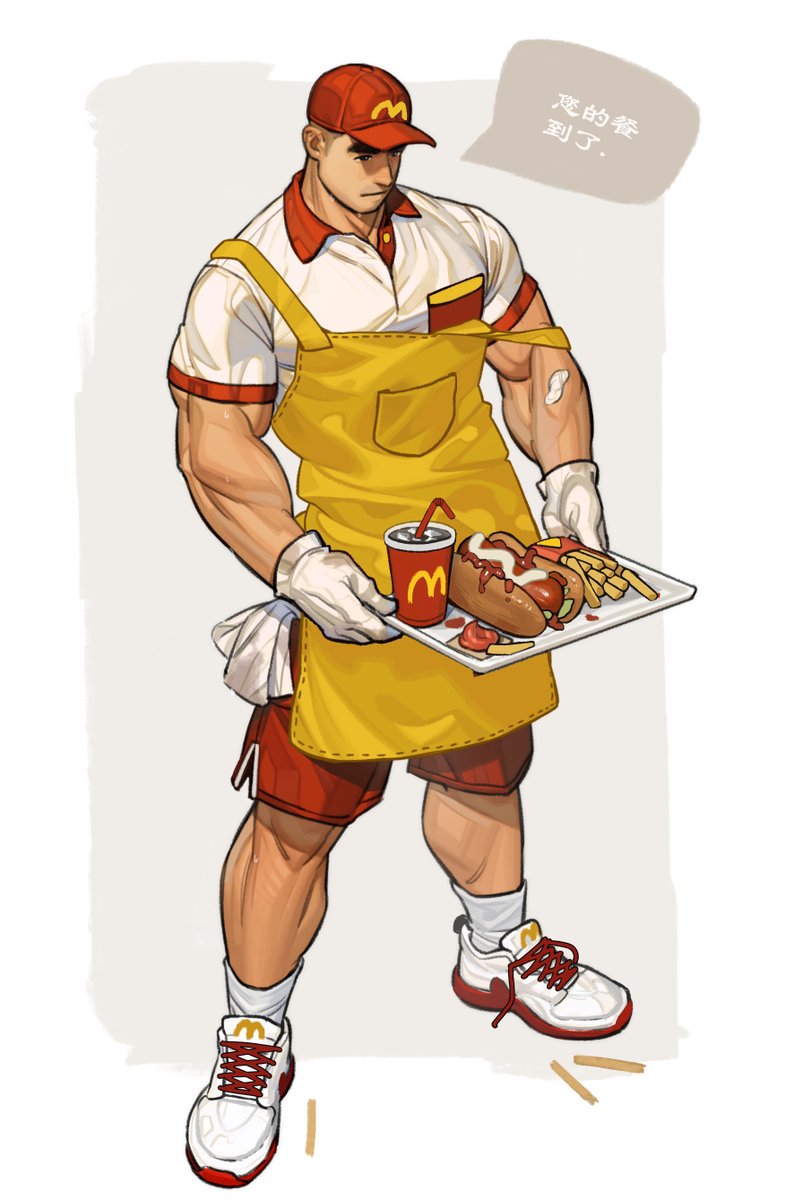 ✏️摸鱼。之前画的这版没发出来过